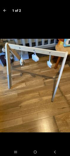 wooden baby play gym