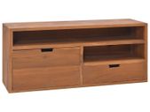 TV Cabinet 90x30x40 cm Solid Teak Wood