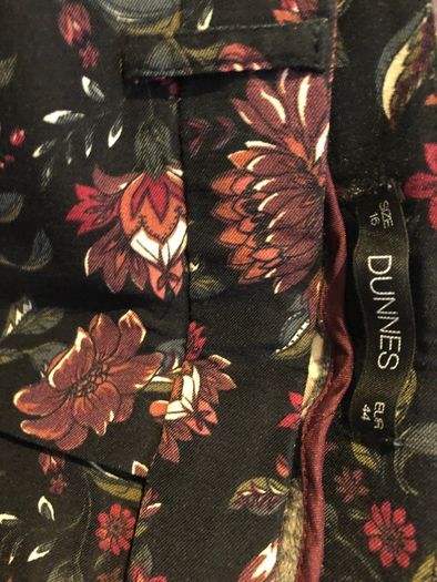 Floral trousers Dunnes 16