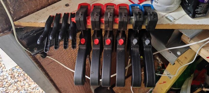 Large Clamp Set   Quick Release Bar Clamps  Spring Clamps