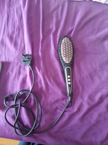 silver crest hair straightening brush