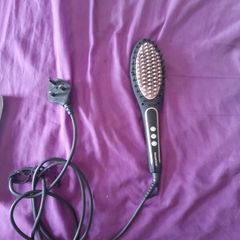 silver crest hair straightening brush