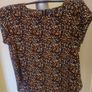 ONLY Women's Onlvic Ss AOP Top size UK16 EU44 Perfect condition Postage included Image 8