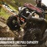 Electric Winch ATV UTV 2041.2 kg Synthetic Rope Waterproof Remote Control Image 7