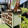 Vintage Solid Mahogany Dresser Image 3