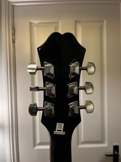 black guitar