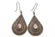 925 Sterling Silver Vintage Ametrine Earrings