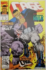 Cage #9 Rhino & Incredible Hulk Appearances (1992)