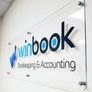 3D Gold Lettering Wall Sign Panel - Custom Acrylic Letters, Any Logo Image 3