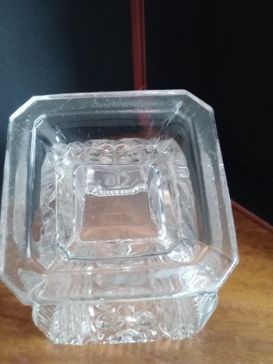 Vintage Czechoslovakian Glass Vase