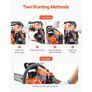 40 cc Gas Chainsaw, 14 inch Gas Powered Chainsaw, 1.8 HP Power Chain Saw with Non-Slip Handle, Image 4