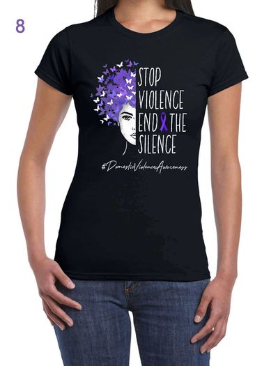 Domestic Violence Awareness T-Shirt Woman