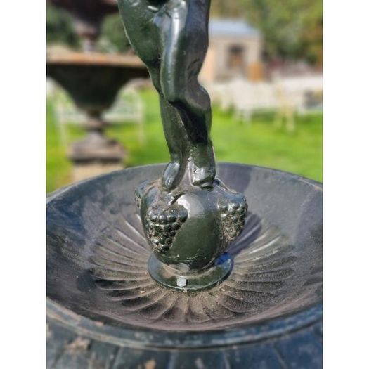 Two Tier Cherub Fountain Cast Iron CH R 091