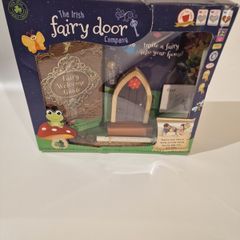Irish Fairy Door Purple Door Playset Magical Fairy Garden Kit Kids NEW