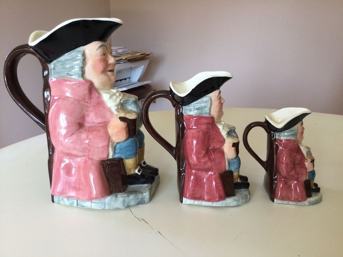 China  - Staffordshire Toby Jugs X 3