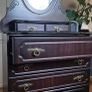 Beautiful Vintage Style Dressing Table / Chest of Drawers with Mirror Image 2