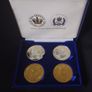 Queen Elizabeth II Gold and Silver Jubilee 4-Medallion Limited Edition Set, (2002) Image 2