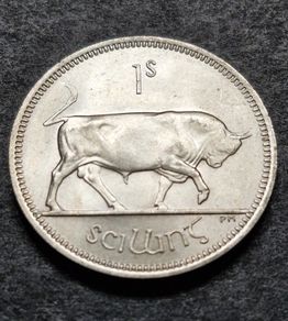 Ireland 1966 1s Shilling Uncirculated coin