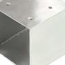 Post Connectors 4 pcs T Shape Galvanised Metal 71x71 mm Image 6