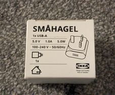 Ikea Smahagel phone charger 5V 1A