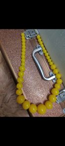 Bright yellow new necklace