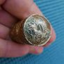Thai Herbal Inhaler | Jarungjit Inhaler | Thai Tradition | Gold Metal Container | Refreshing | Energizing | Dried Herb Inhaler Image 2