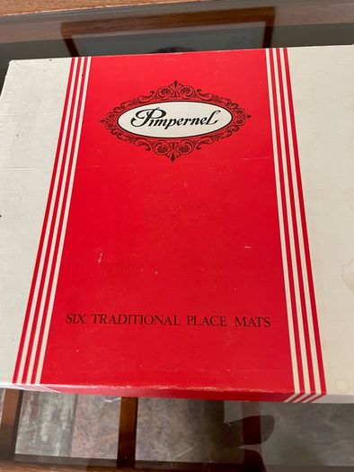 Six Traditional 20th Century Placemats by Pimpernel Gamebirds
