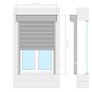 Roller Shutter Aluminium 110x220 cm White Image 7