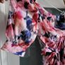ASOS Design floral one shoulder puff sleeve jumpsuit with belt Sz 10UK - Rrp 100 (New) Image 9