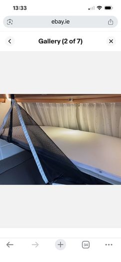 Folding Bunkbed for Eriba PopTop Caravan