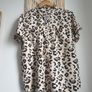 Leopard Print Viscose Blouse Size Large Image 3