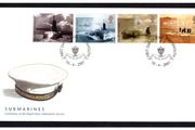 2001 Great Britain Submarines Commemorative Stamps Addressed First Day Cover (FDC)