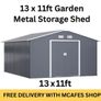 13 x 11ft Metal Shed Large Image 8