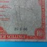 Irish 1966 Lavery ten shilling banknote in used condition Image 2