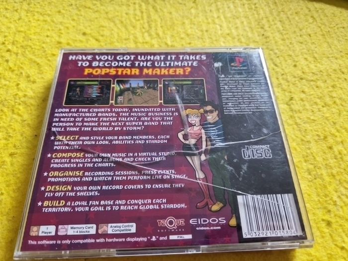 Popstar Maker PlayStation1 Ps1 PlayStation2 Ps2 games Original
