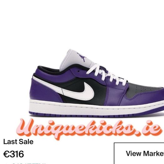 Nike Air Jordan 1 Low OG Purple Black