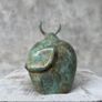 Abstract Buffalo - Patinated Bronze Image 5