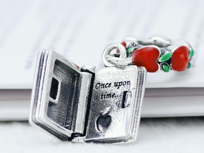 Pandora Snow White fairytale book dangle charm Brand New
