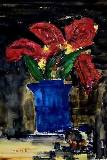 flowers watercolour