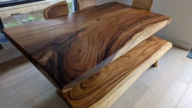 Hand Made Wooden Dining Set