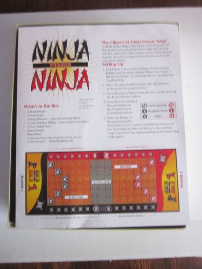 Ninja Versus Ninja Board Game