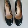 Xaira Black Patent Leather Block Heels Size UK2 EU35 New With Box Shoes CAN POST Image 7