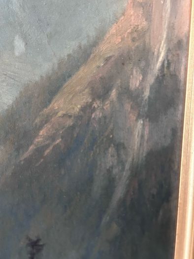 Antique oil painting by Eduard Buhler