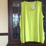 SAMOON. SALE.  Citronella basic vest top from Samoon  length is 33 inches.  Size 28 Image 2