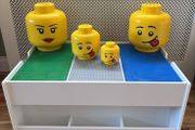 lego heads 2x large 1x midi 1x mini