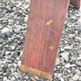 mid century camel stool Image 4