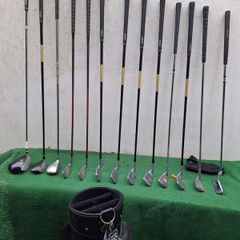 Golf clubs, full set and bag