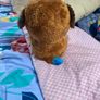 tablet holder plush dog Image 3