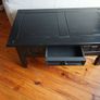 black coffee table with drawer Image 2