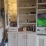 Cream Built in Wall TV Unit Image 4